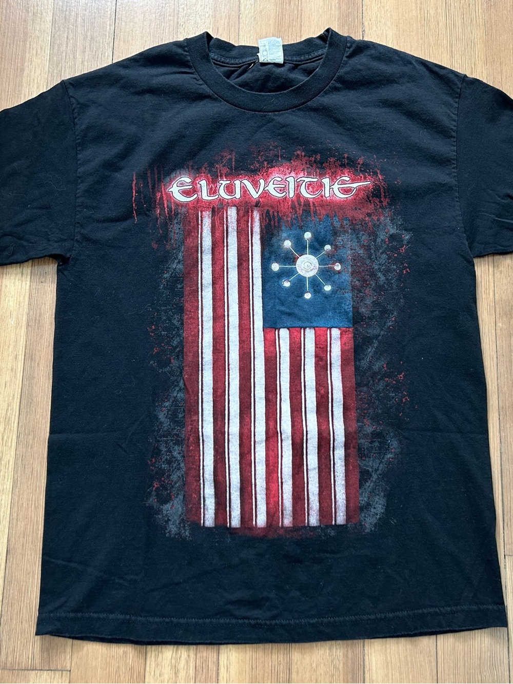 Eluveitie vtg T Shirt Swiss Folk Metal Band tee Y2K 2000s sz L RARE graphic